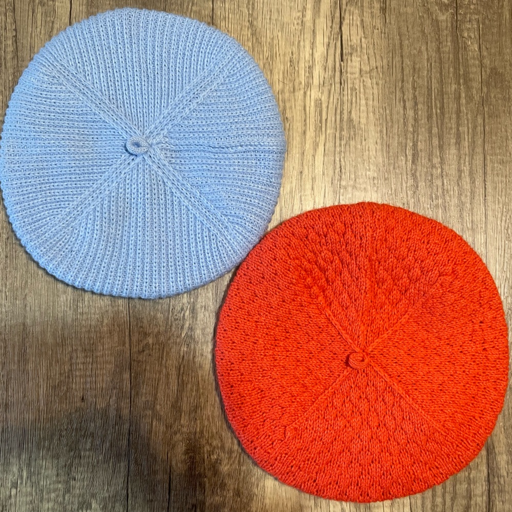 Set of 2 Janie and Jack Berets, size 2T-3